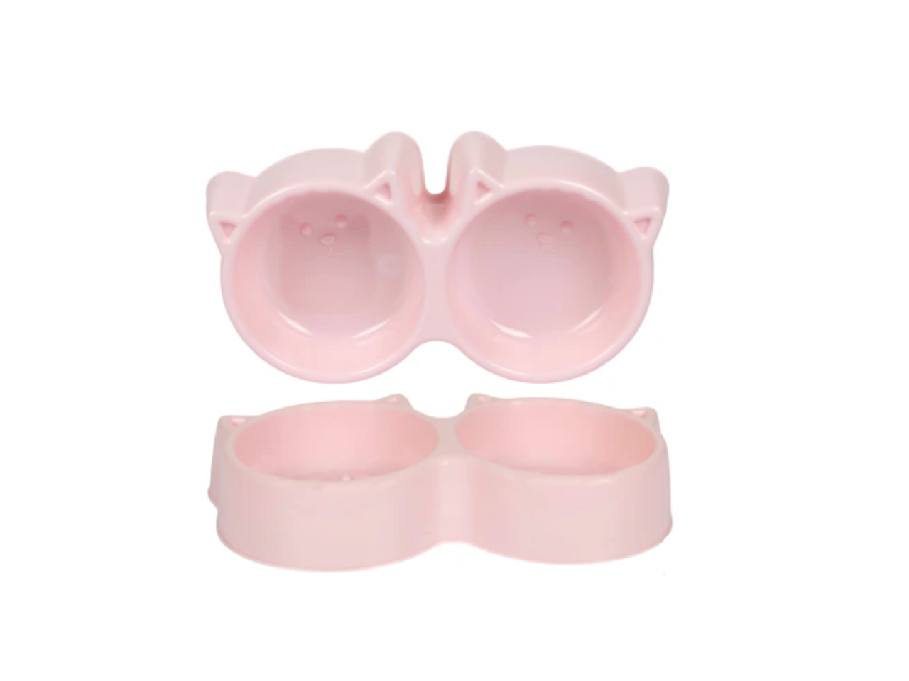 Double Pet Bowl | Cat Design