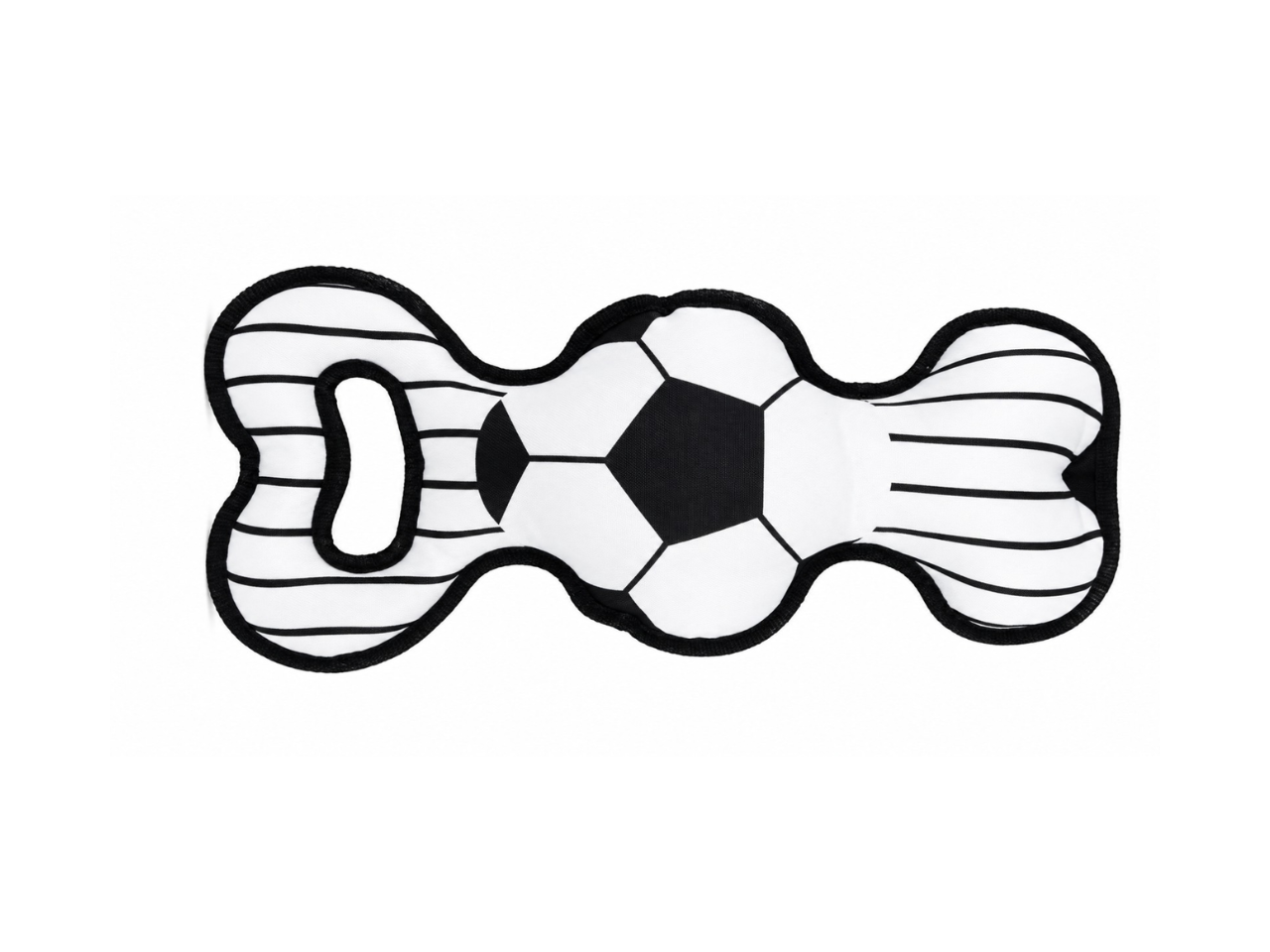 Football Print Dog Toy