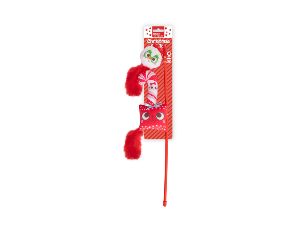 Christmas Cat Teaser & Cat Toys