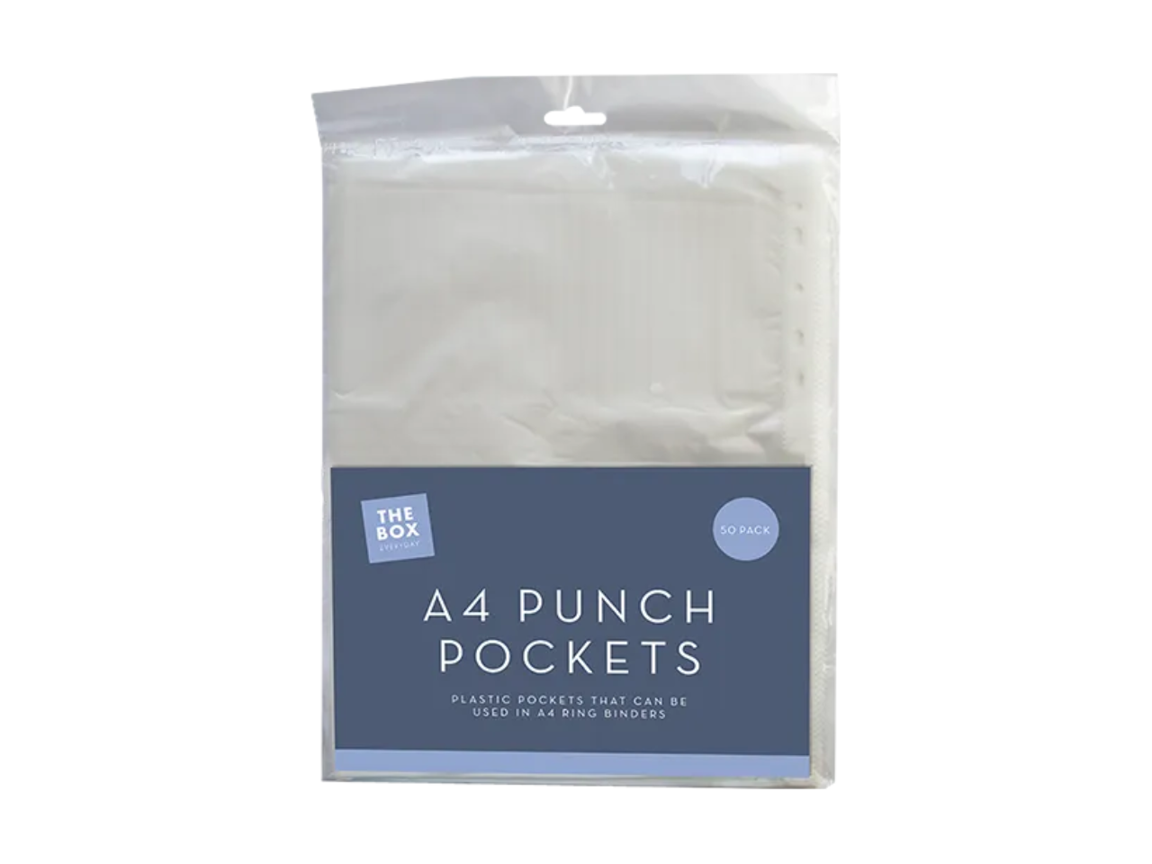A4 Punched Pockets | 50Pcs