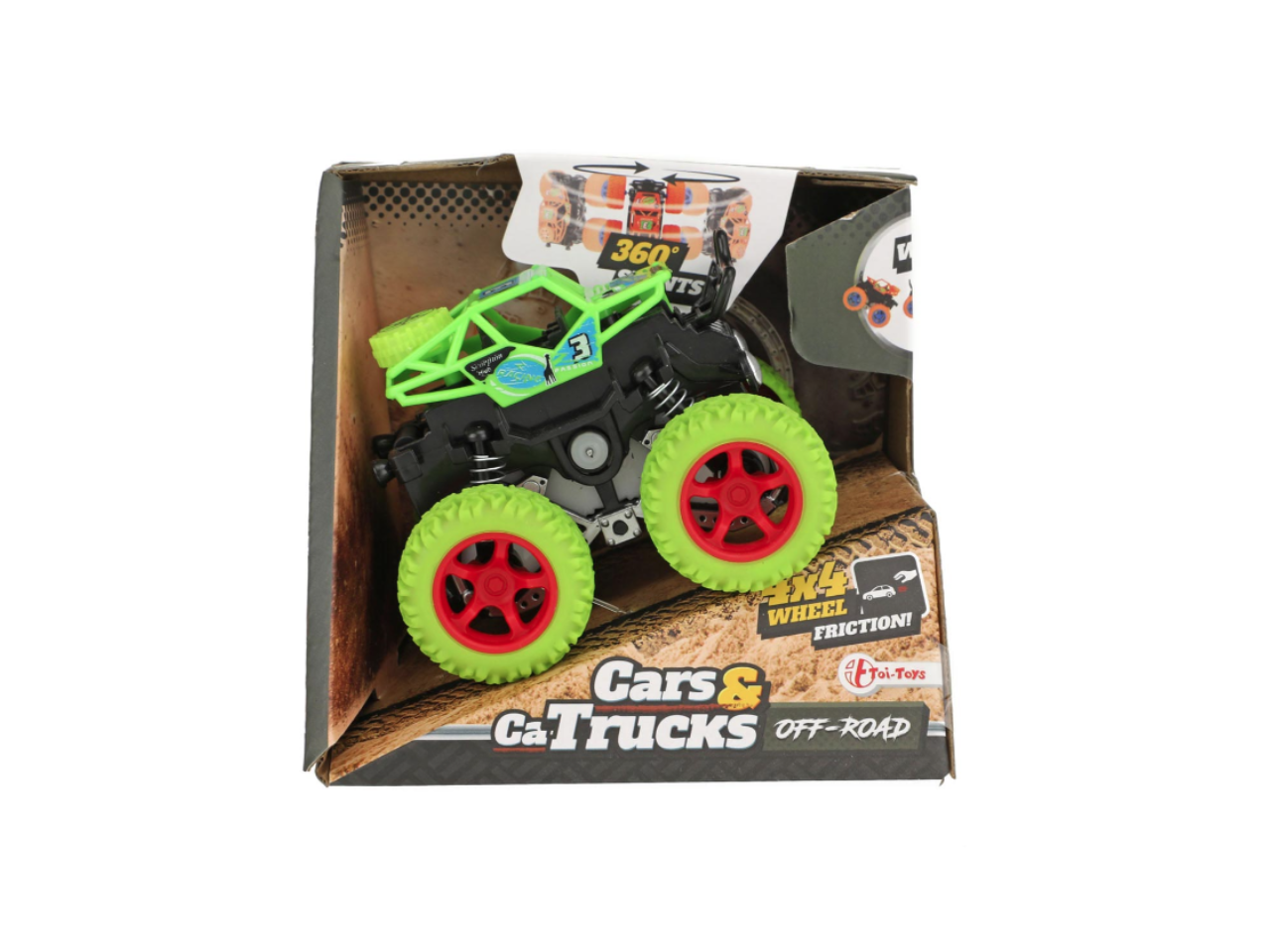 Toi-Toys | Vehicool 4X4 Wheel Friction Stunt Truck