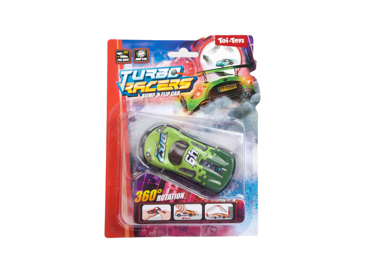 Toi-Toys | Turbo Racers Bump 'N' Flip Car