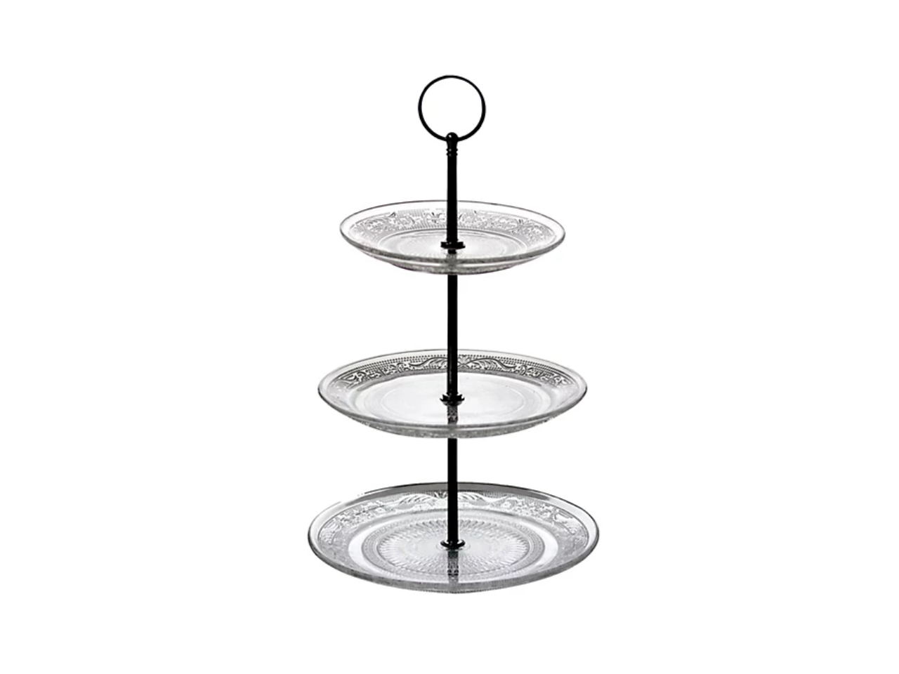 Three Tier Glass Cake Stand