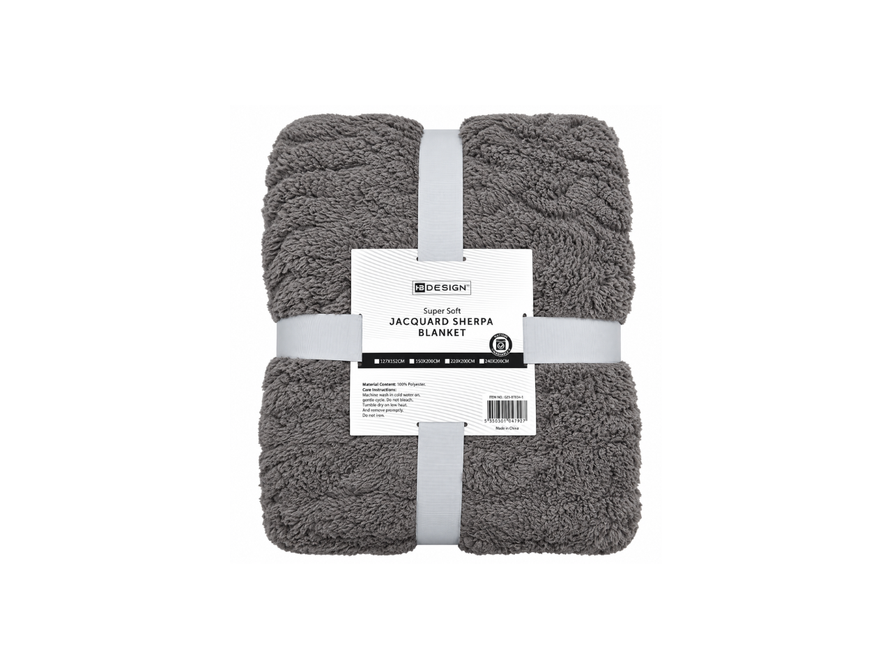 Jacquard Sherpa Blanket | 220X200CM
