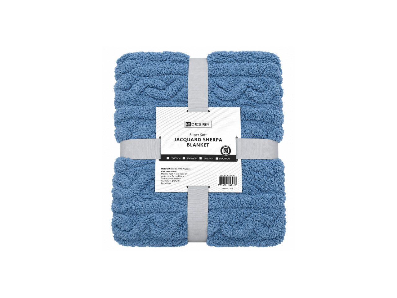 Jacquard Sherpa Blanket | 220X200CM