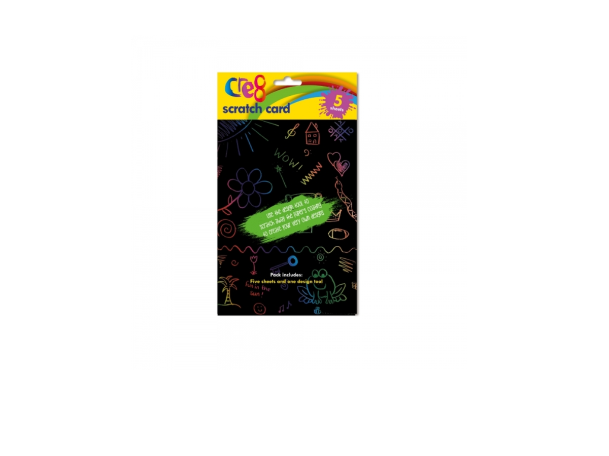 A5 Rainbow Scratch Card | 5 sheets