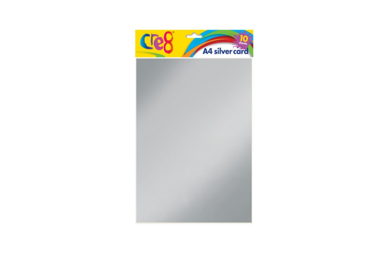 A4 Silver Card | 10 Sheets