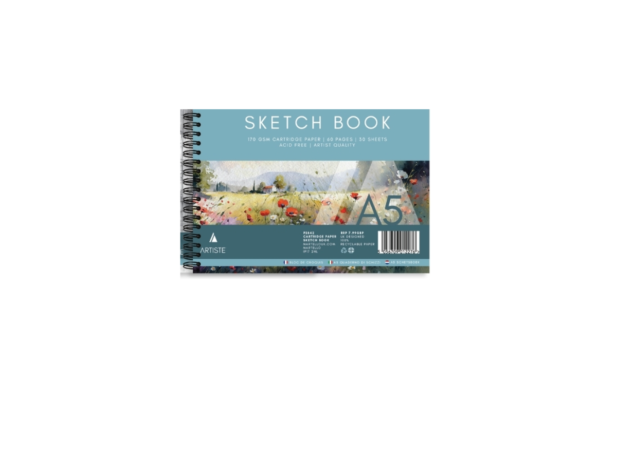 A5 Sketchbook 170GSM  |  60 Pages