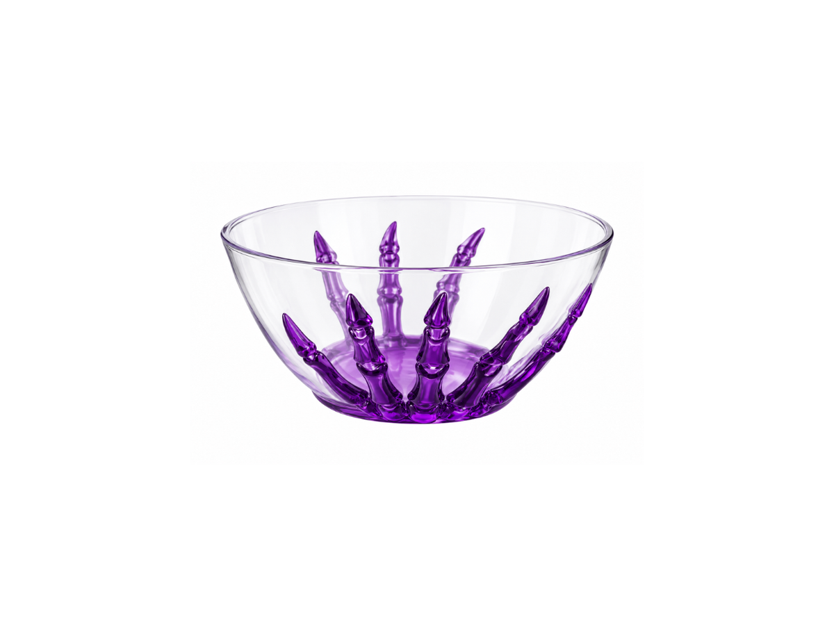 Skull Hand Clear Hand Bowl | 14.5CM