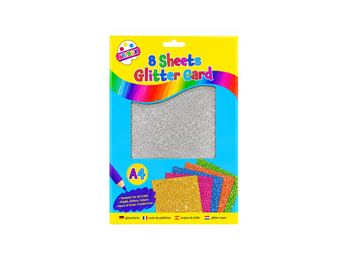 Glitter Card  | Pack Of 8
