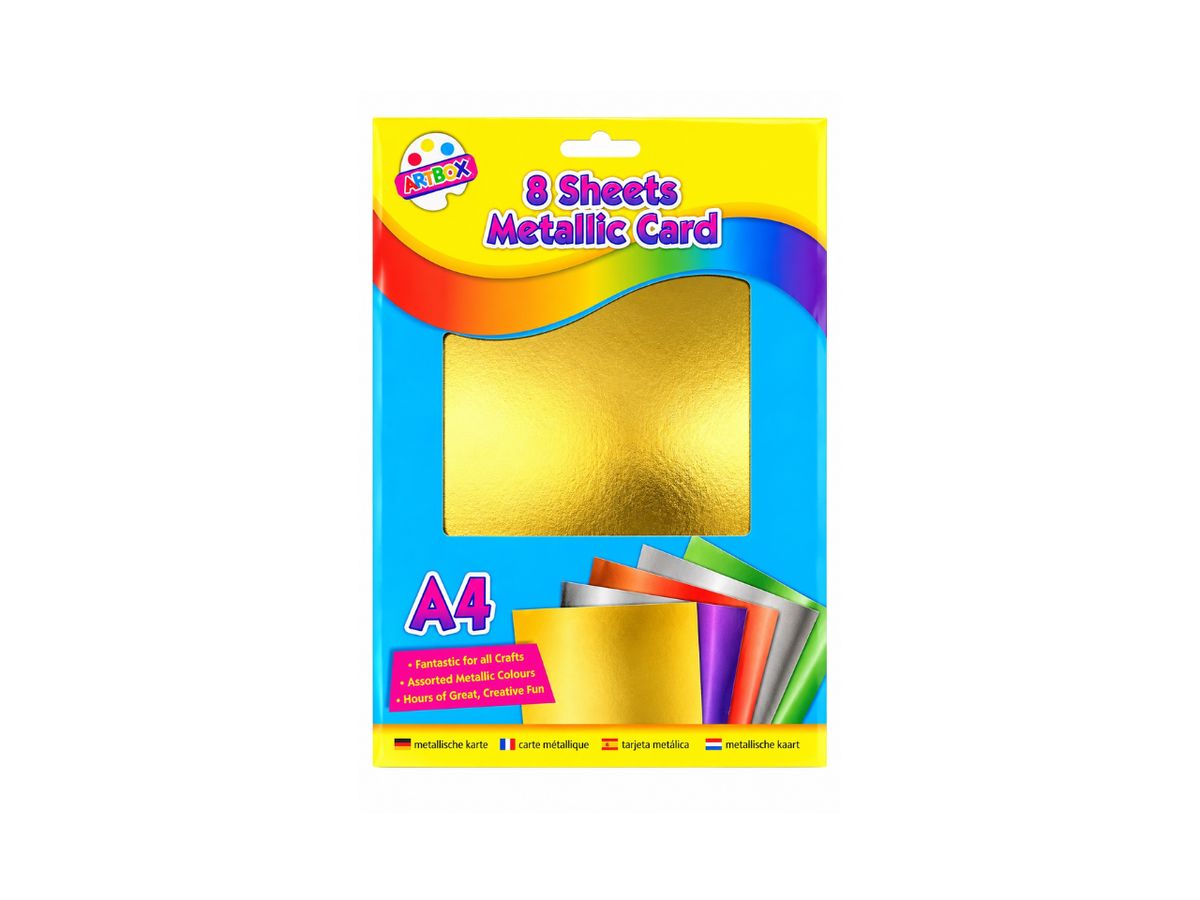 Metallic Card  | Pack Of 8