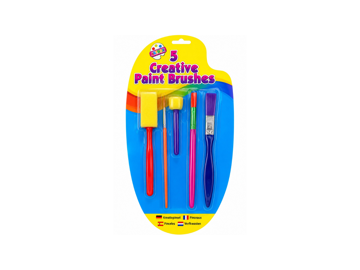 Creative Paint Brushes | Set Of 5