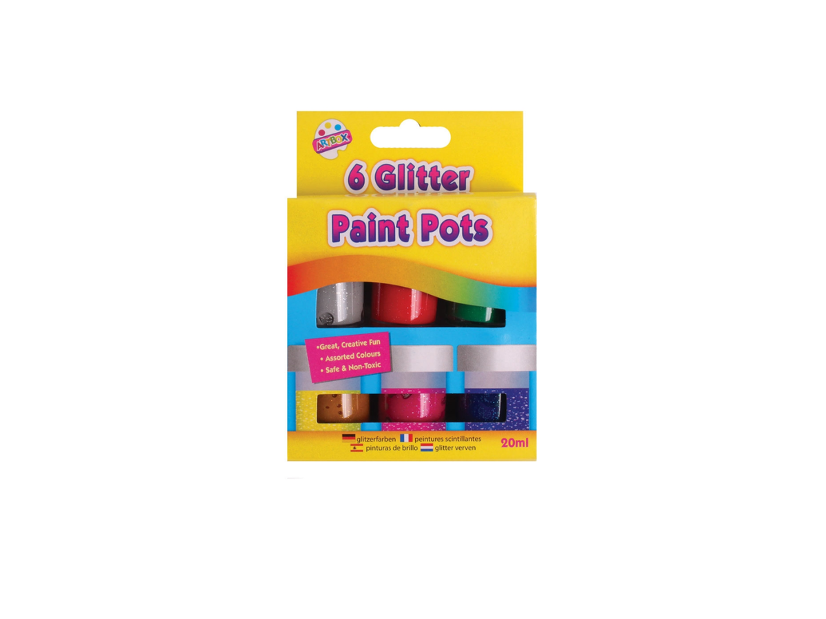 Glitter Paint Pot | Set of 6