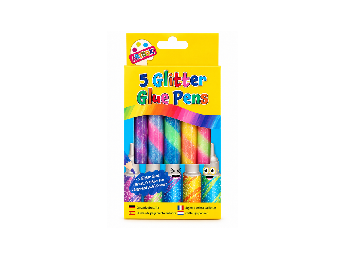Glitter Glue Pens | Set of 5