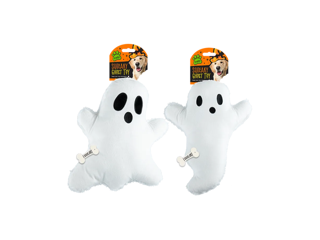 Halloween Ghost Squeaky Dog Toy