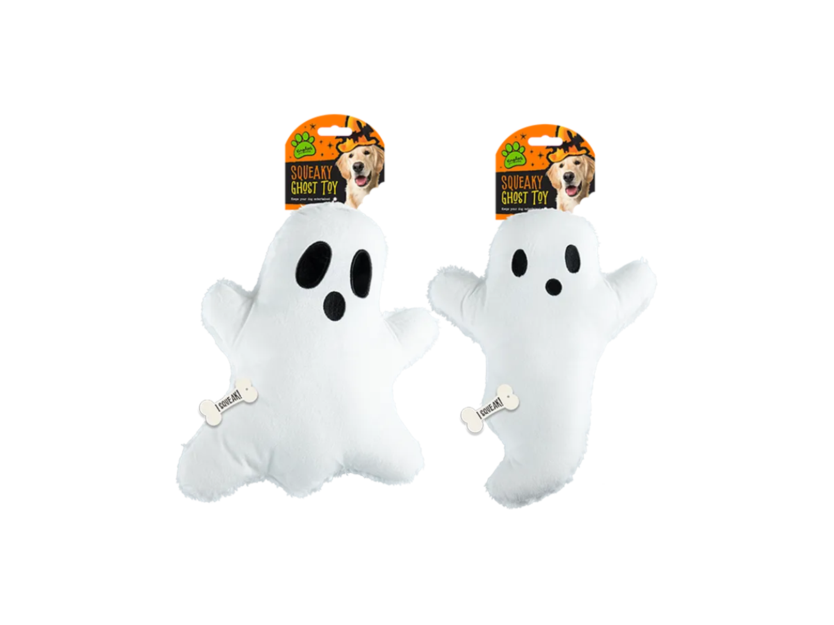 Halloween Ghost Squeaky Dog Toy