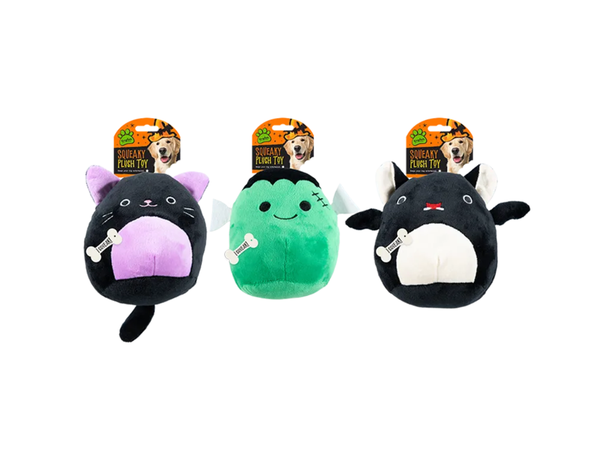 Halloween Squeaky Characters Dog Toy | 15cm