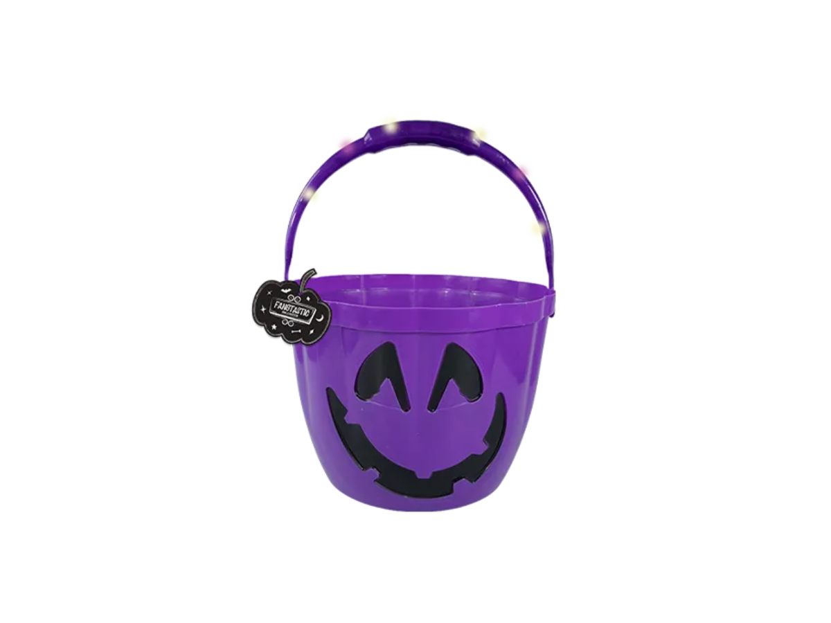 Halloween Light Up Treat Bucket