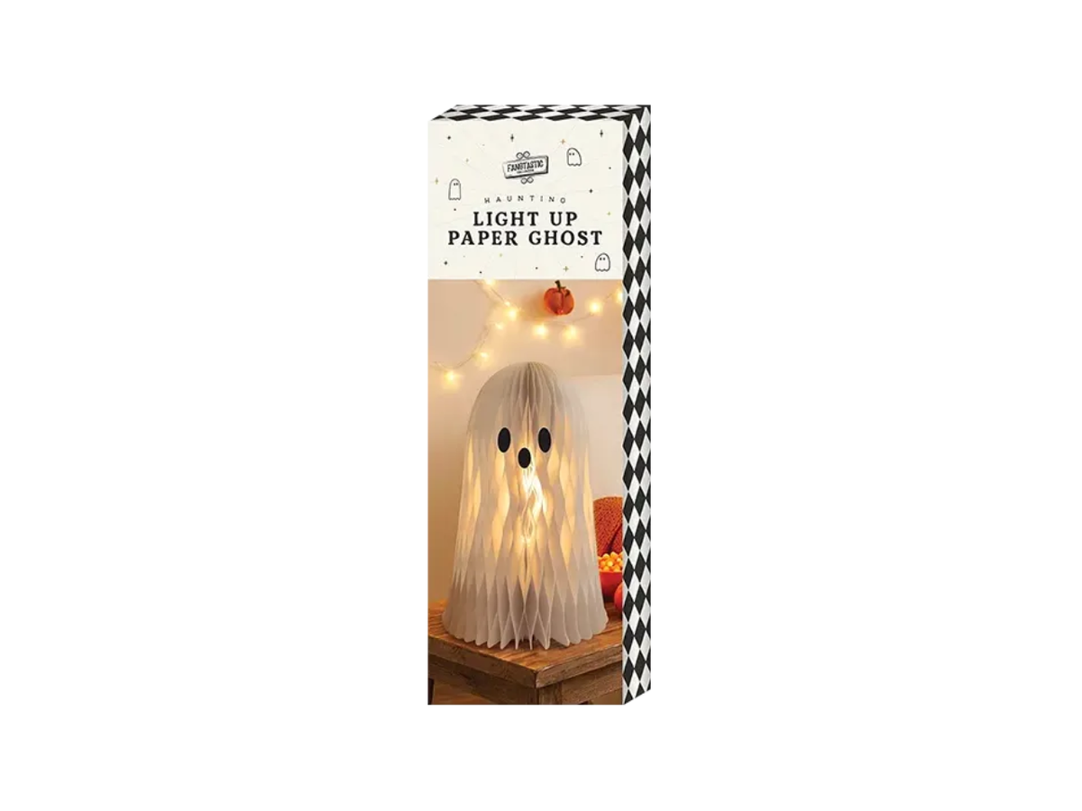 Halloween Light Up Paper Ghost