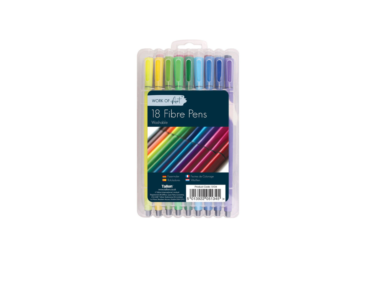 Washable Easynote Fibre Pens | Set of 18
