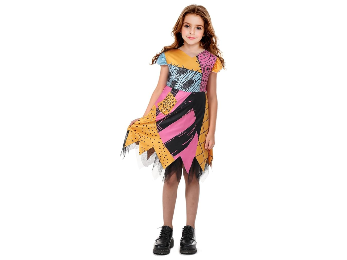 Halloween Patchwork Ragdoll Kids Costume