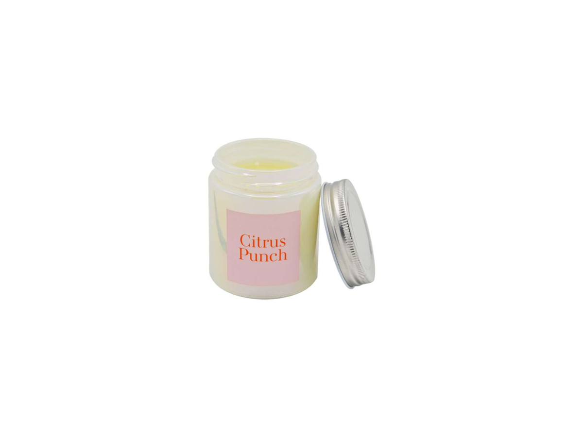 Floral | Citrus Punch Silver Tin Candle