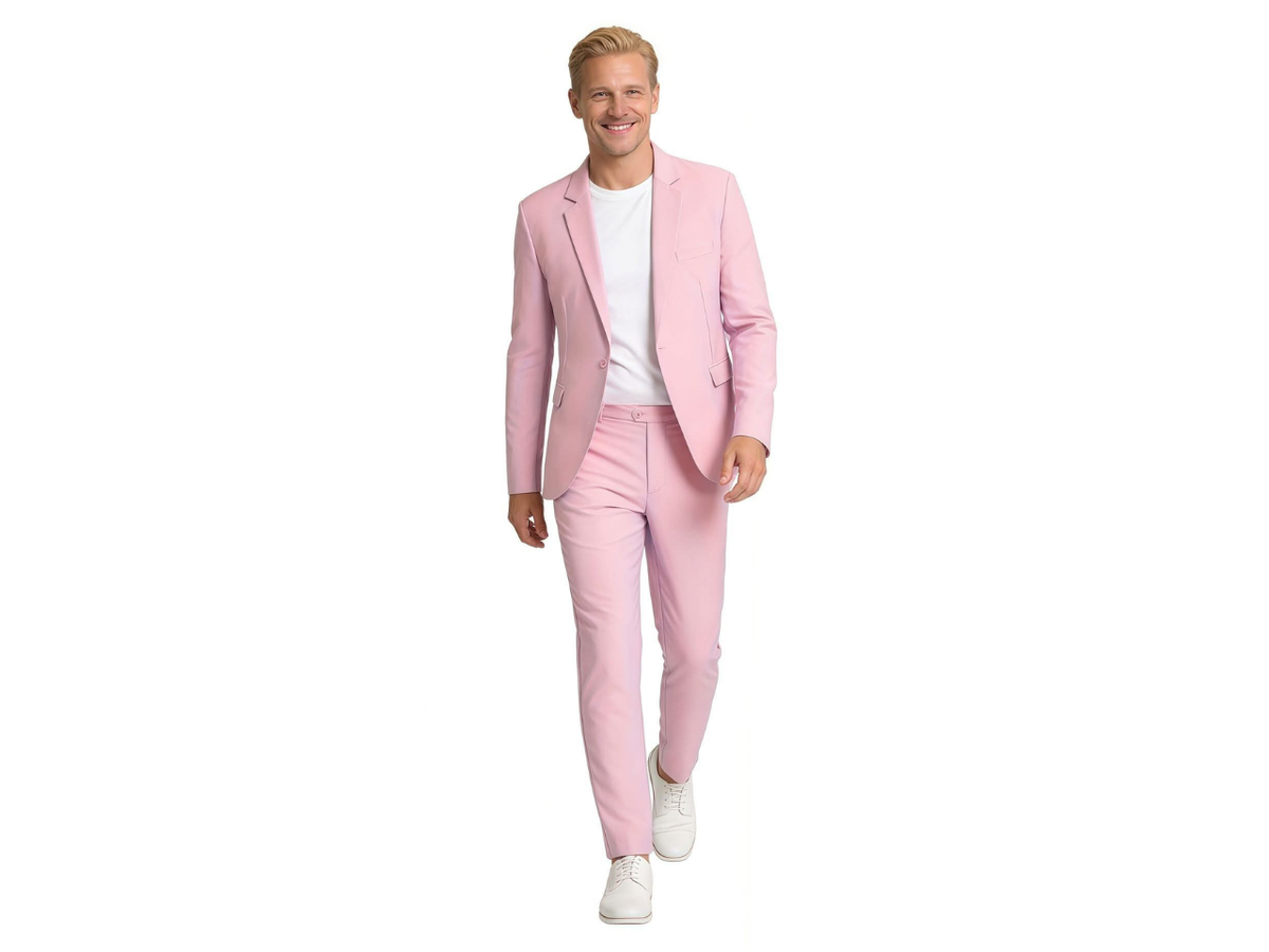 Pretty Pink Halloween Adult Soft Pink Suit