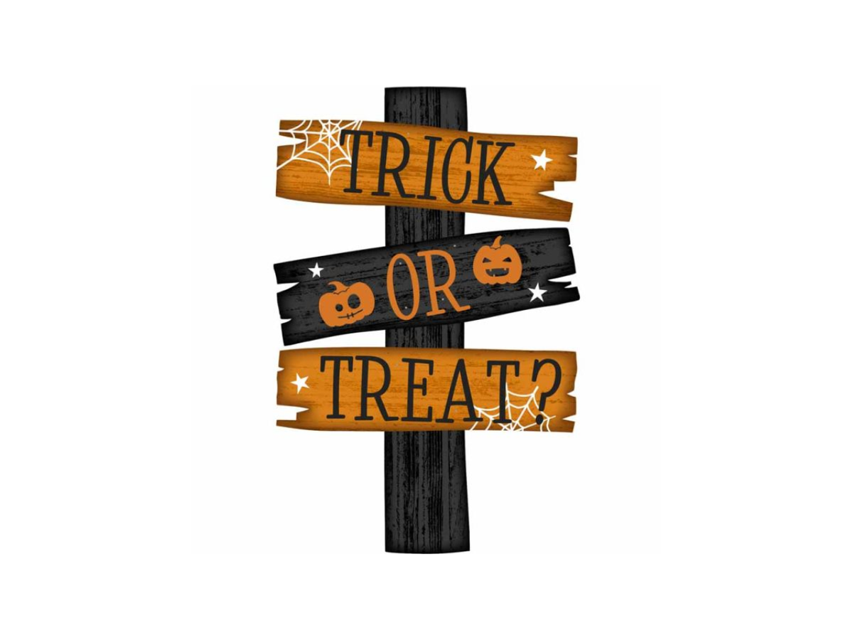 Halloween Trick or Treat Sign | 46X70CM