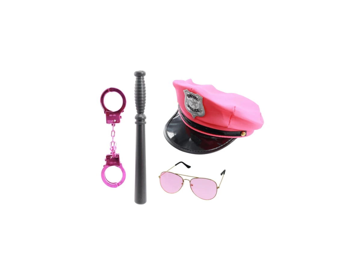 Halloween Adult Pink Police Accessories