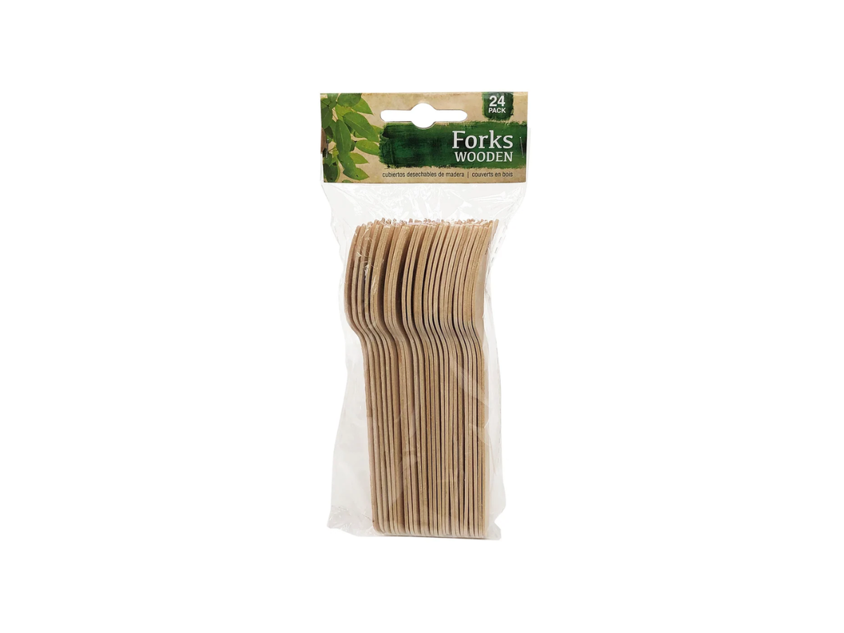 Wooden Forks | 24Pcs
