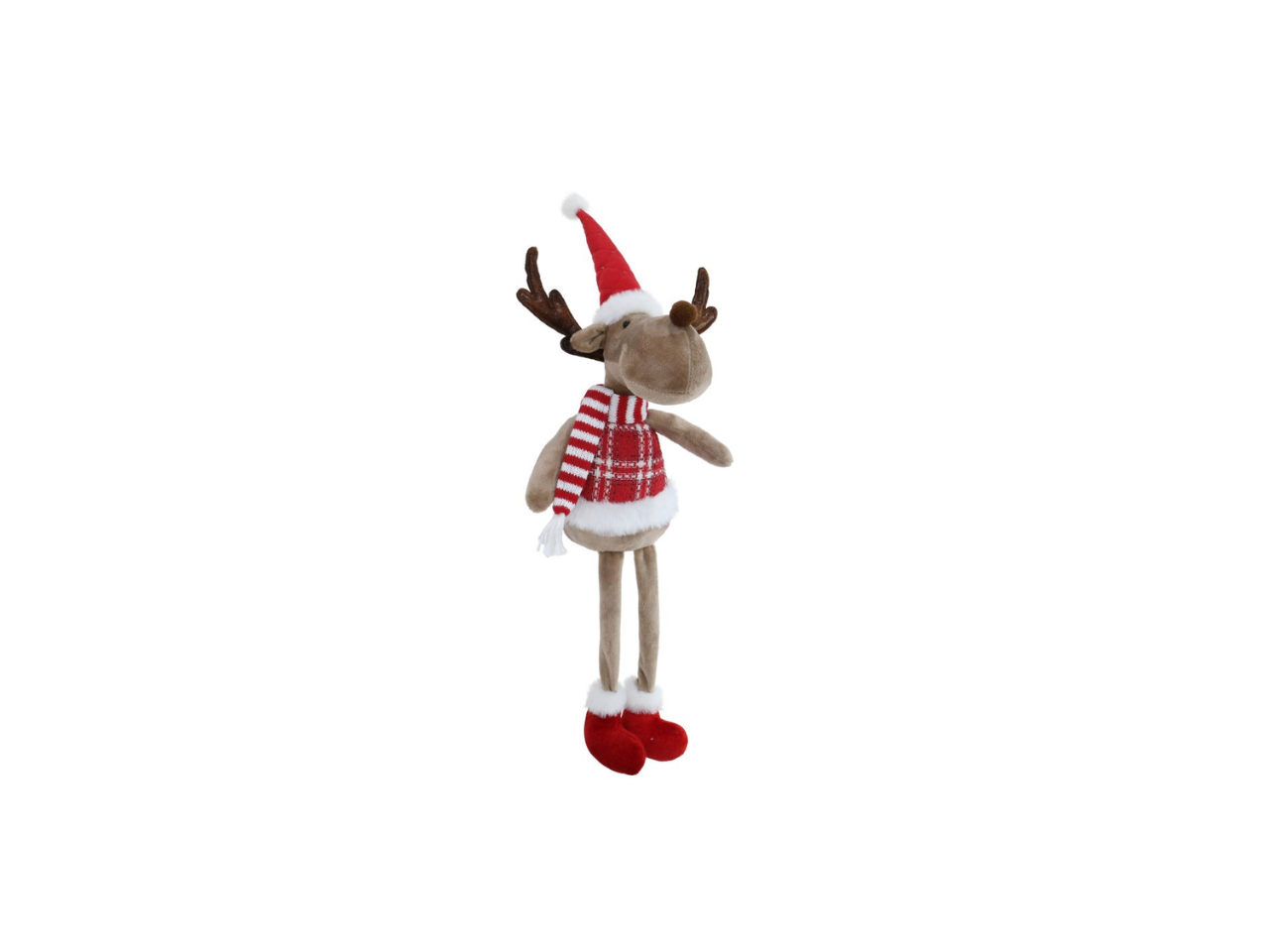Shelf Sitting Reindeer With Dangly Legs|  40cm