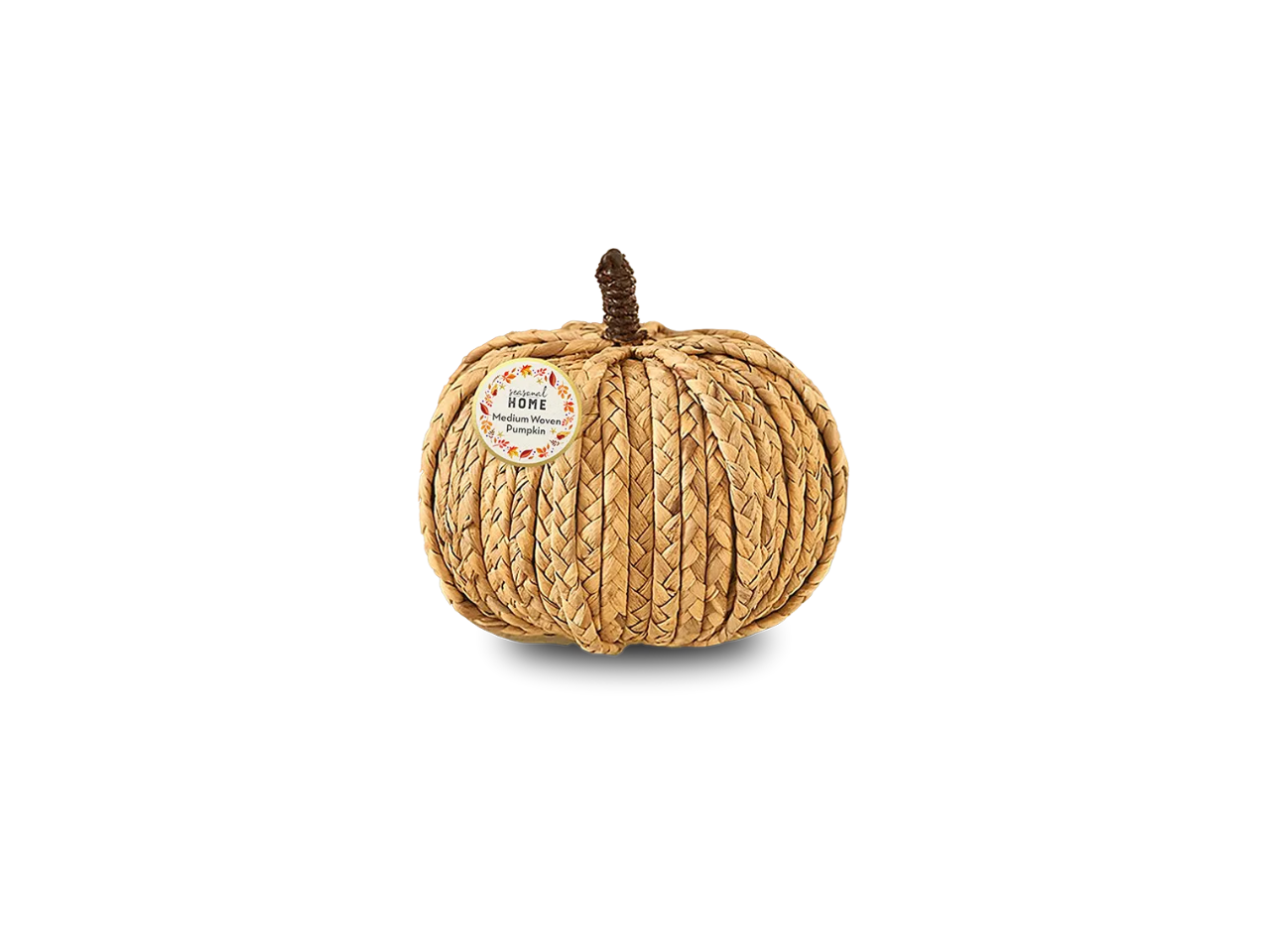 Medium Woven Pumpkin | 22cm