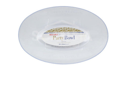 Party Oval Bowl | Clear