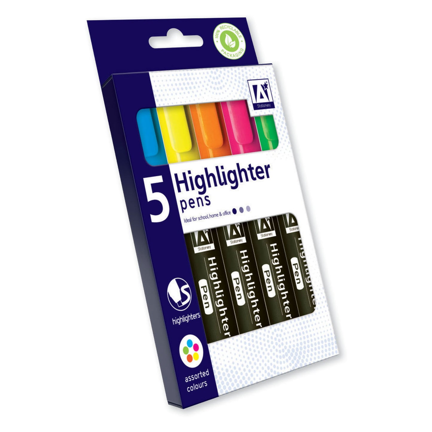 Pack of 5 Highlighter Pens