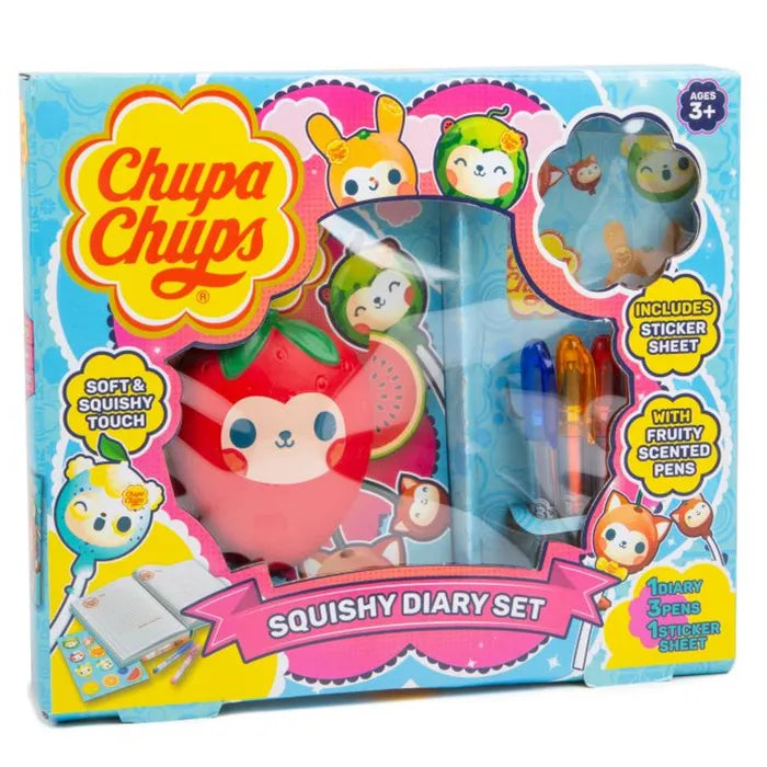 Chupa Chups Squishy Diary Set