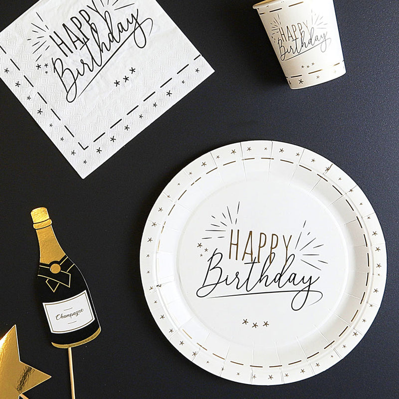 Happy Birthday Paper Cup  | Pack of 6