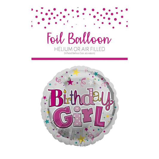 Birthday Girl Foil Balloon