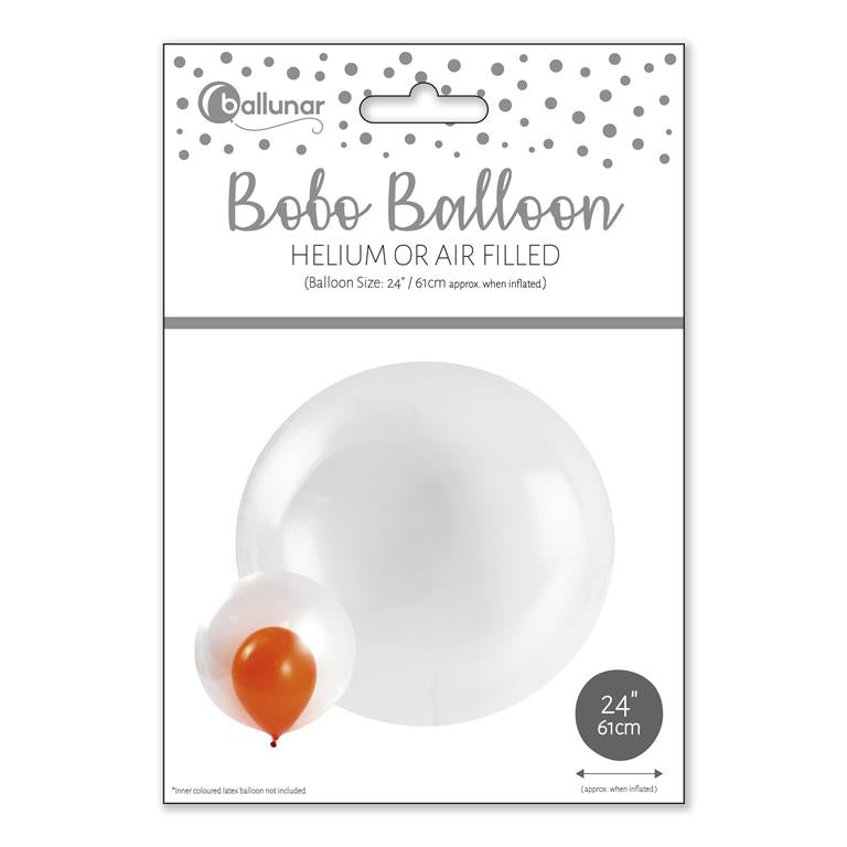 Clear Bobo Balloon 24"