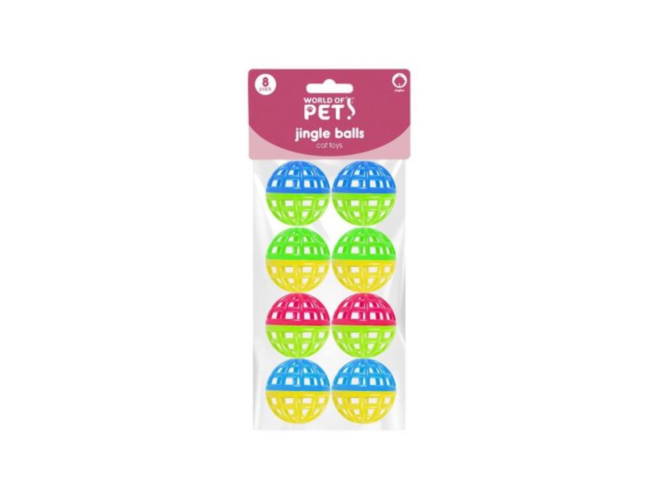 Jingle Balls Cat Toy | 8 Pcs