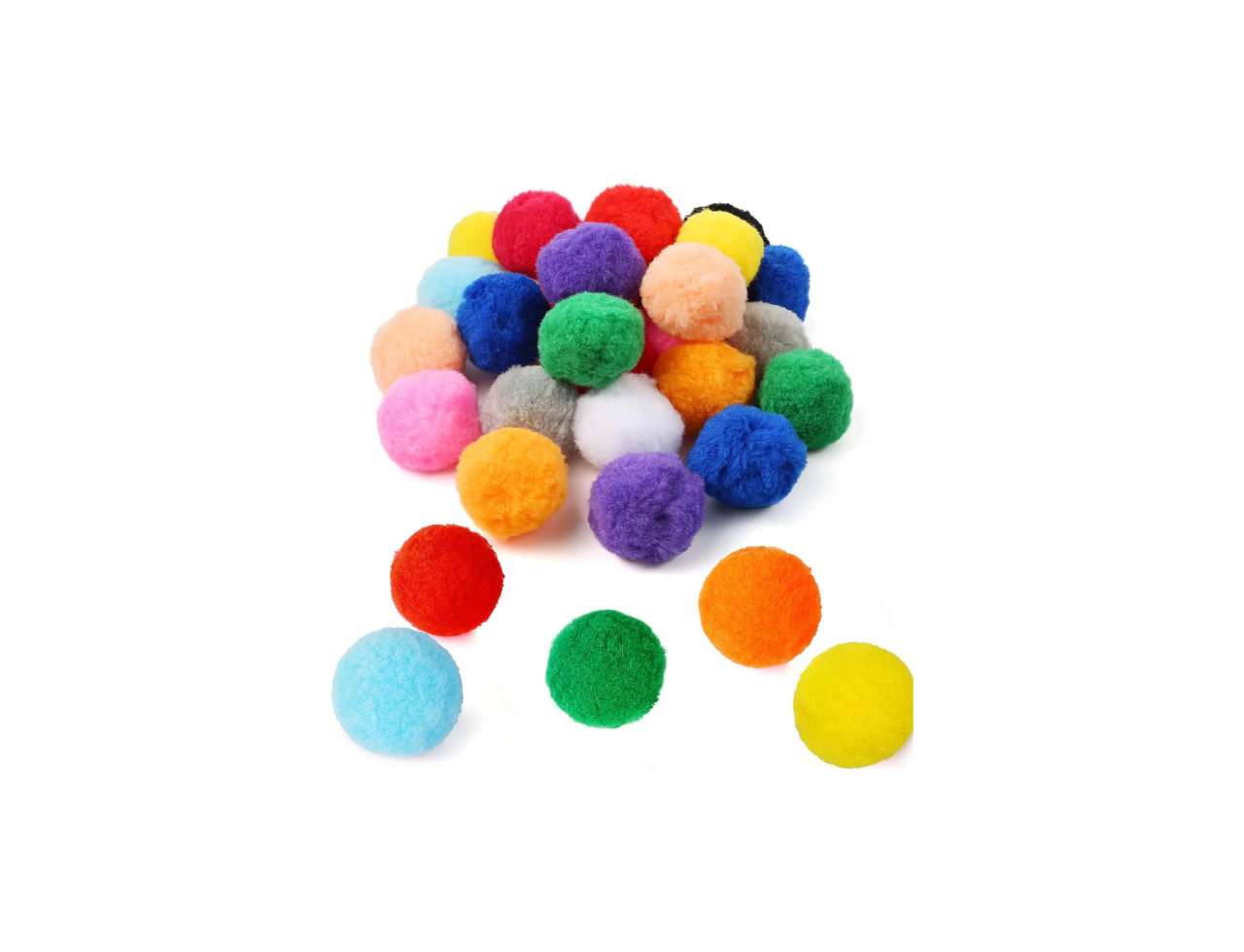 Acrylic Pom Poms With Tube