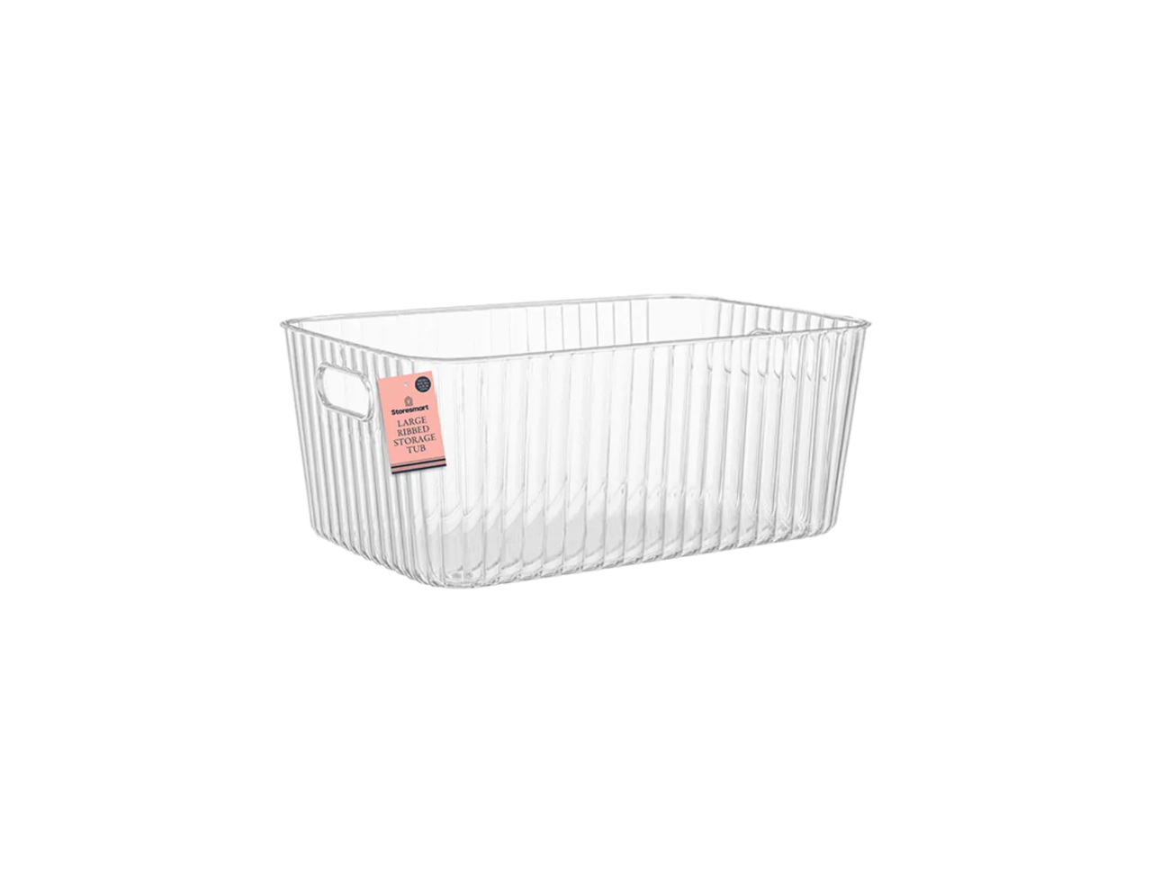 Large Ribbed Storage Tub