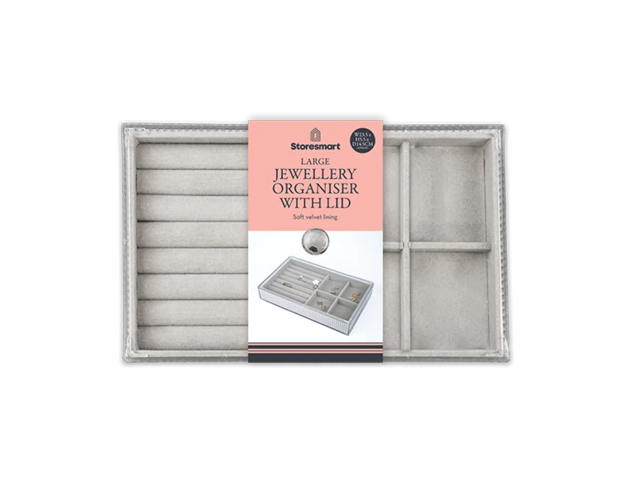 Large Jewellery Organiser with Lid