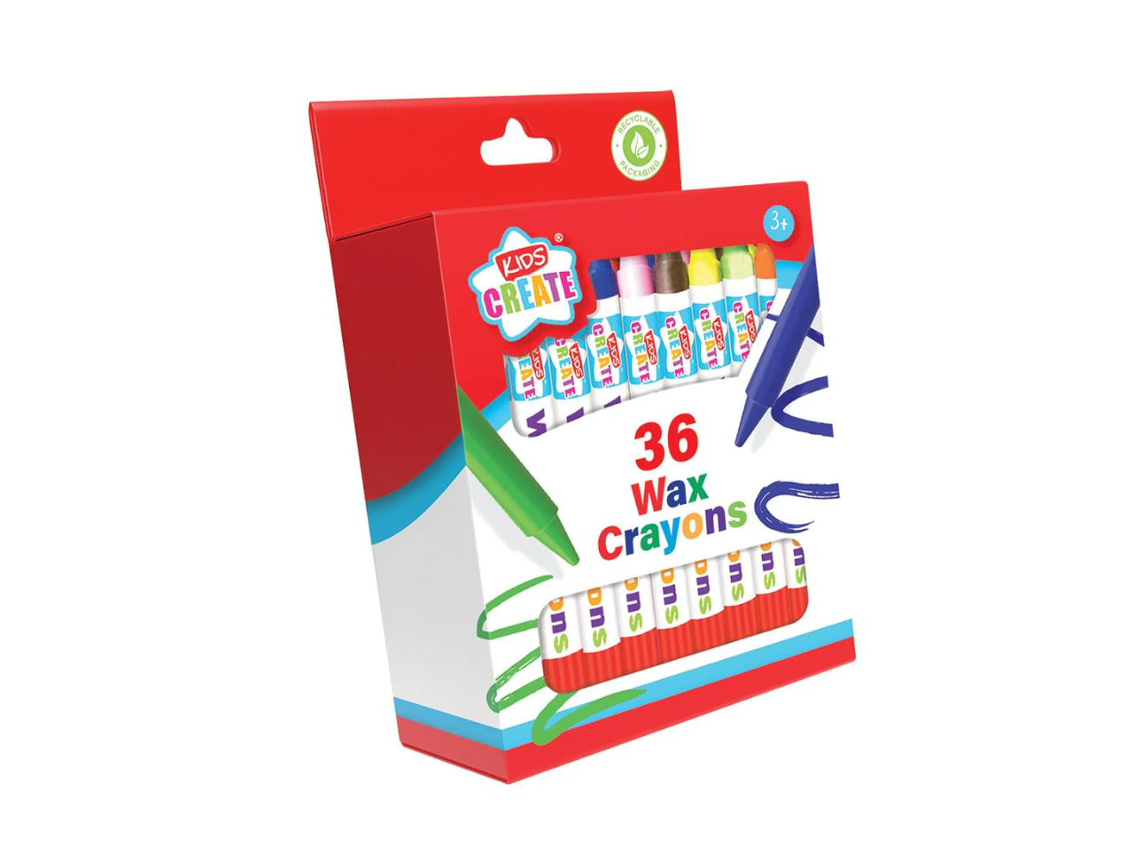 Box of 36 Wax Crayons