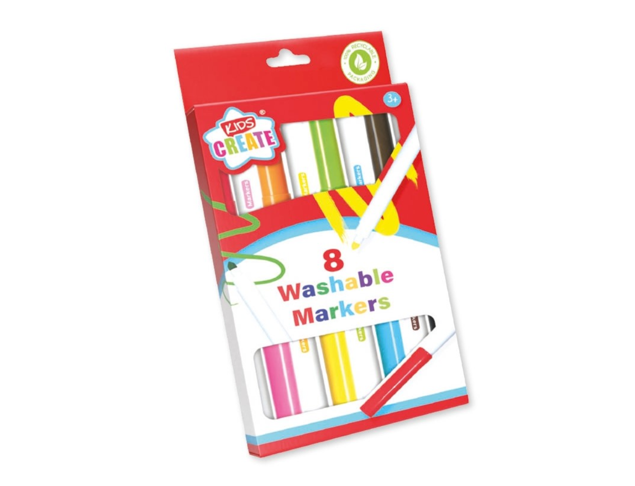Washable Markers | 8 Pcs