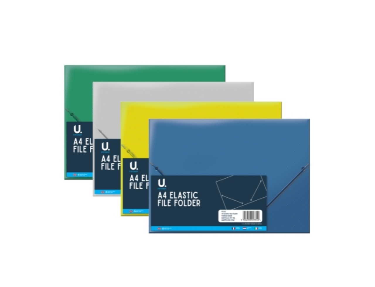 A4 Elastic File Folder