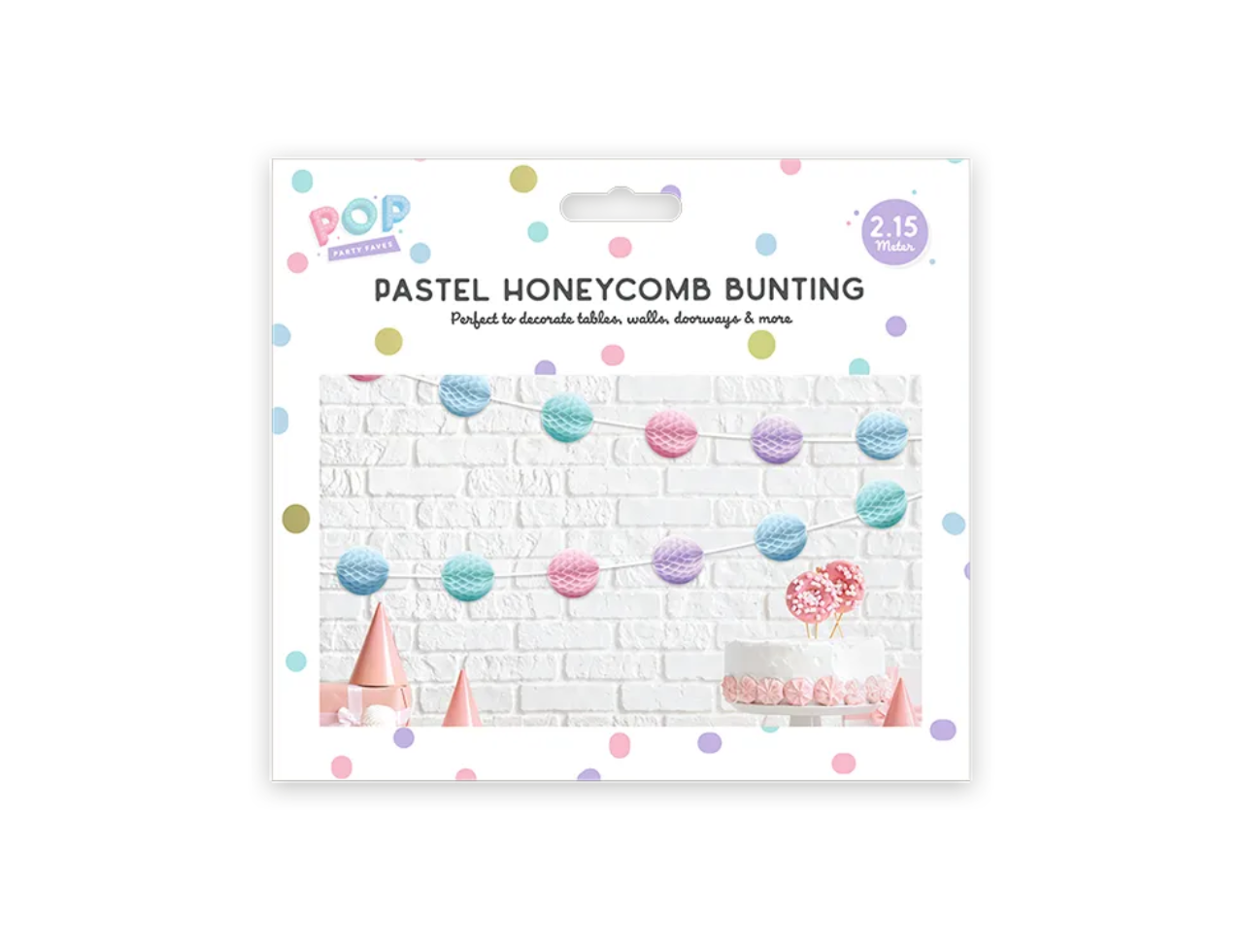 Pastel Multicolour Honeycomb | 2.15M