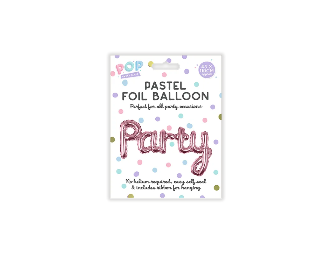 Party Pastel Foil Balloon