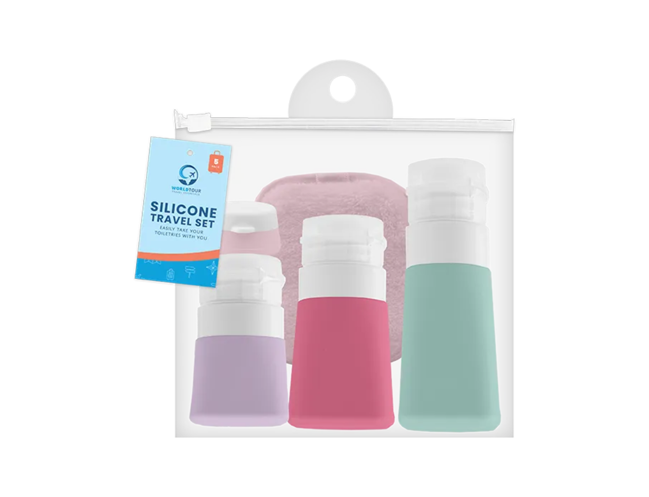 Silicone Travel Container Set | 5 Pcs
