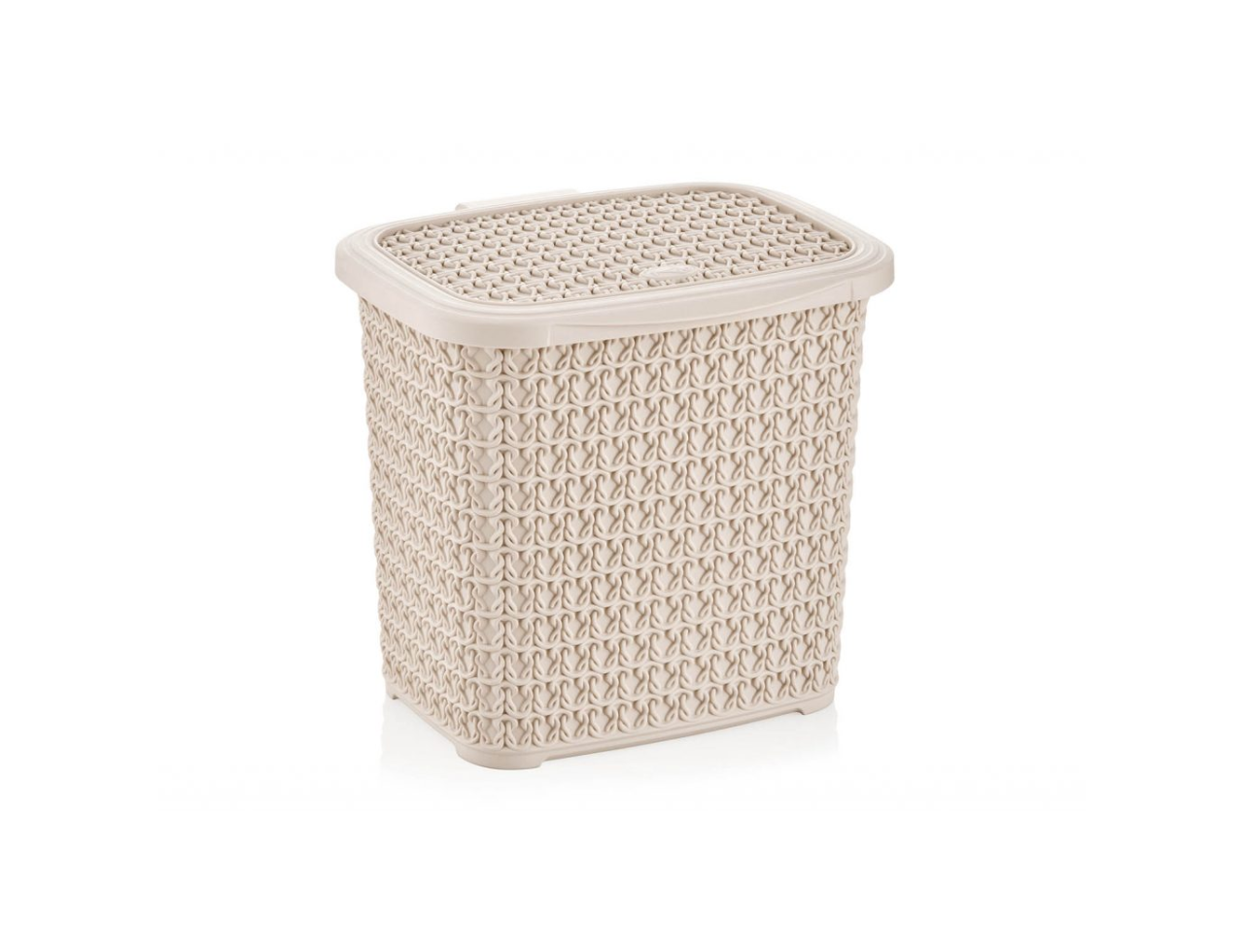 Knit Design Container With Lid | 4.5L