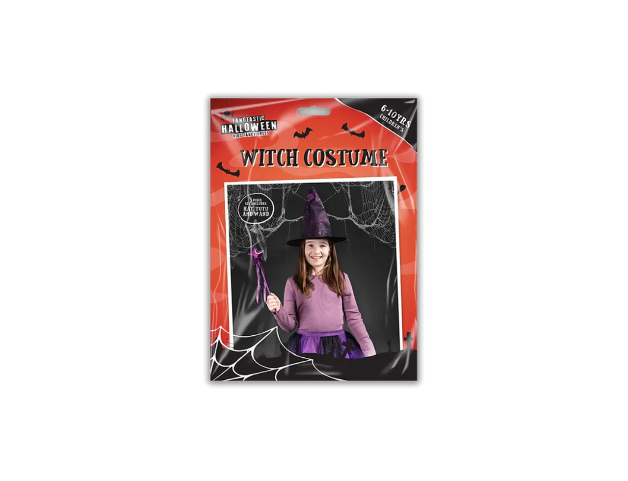 Children's Witch Costume |  6-10yrs